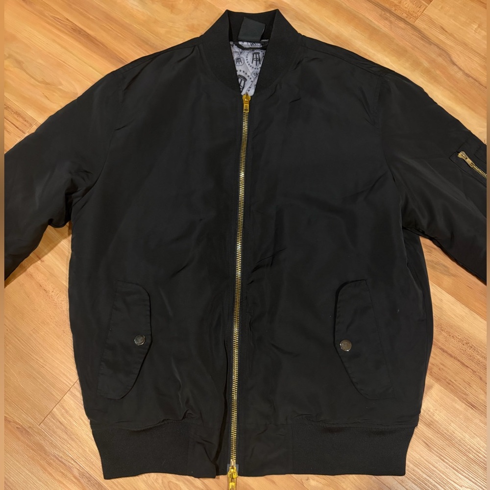 Men's Barstool Black Bomber Jacket